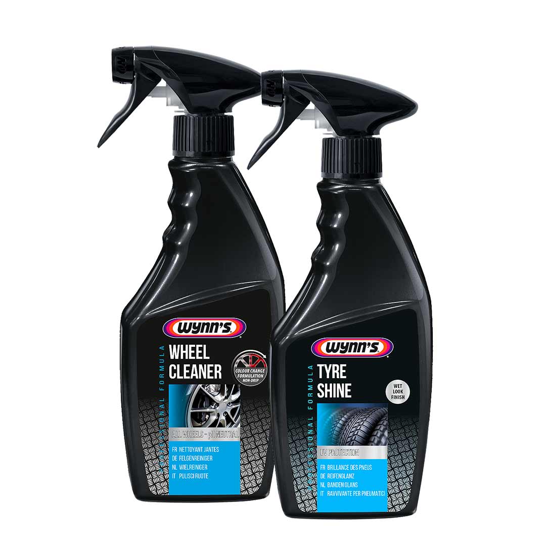 Wynn's Wheel Cleaner and Tyre Shine Kit